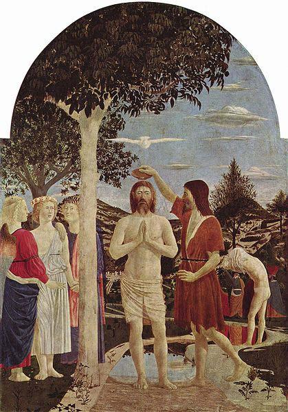 Piero della Francesca The Baptism of Christ